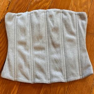 SKIMS  Strapless Velvet bodice top Sz M